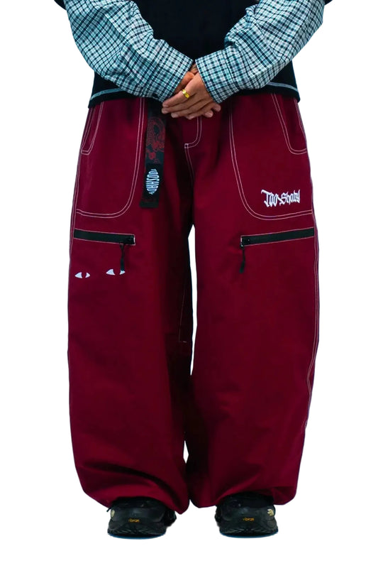 Too Shady Pant Red Burgandy TOO SHADY