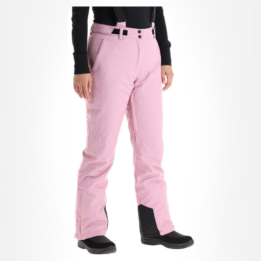 4F 4F Karen Womens Snow Pant With Detachable Braces Pink