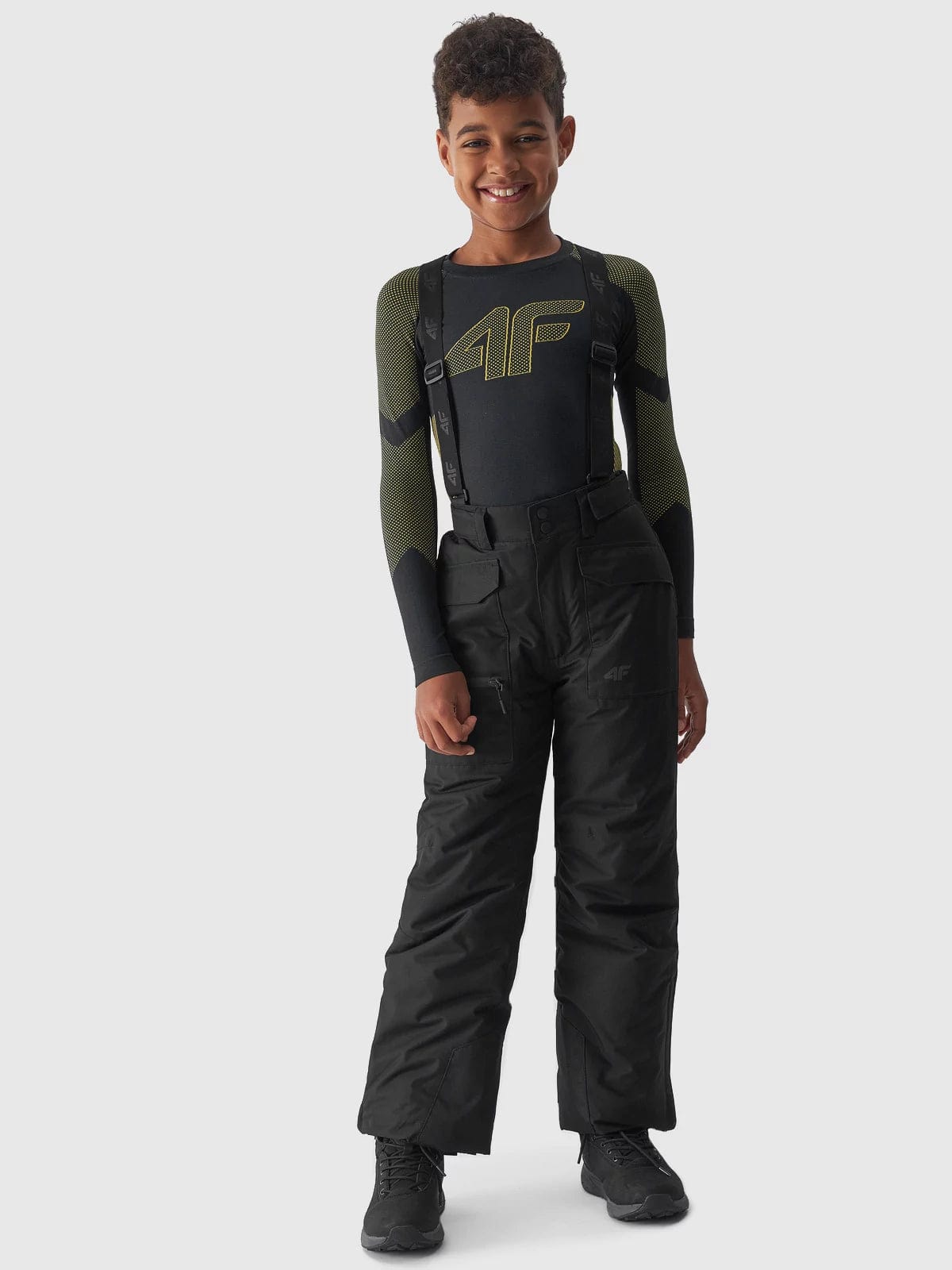 4F 4F Deep Kids Pants Black