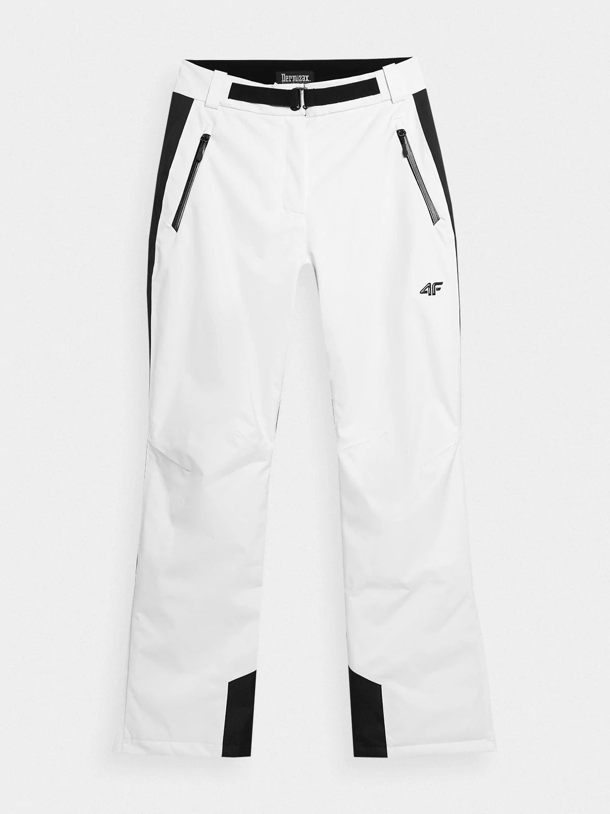 4F 4F Ferano Womens Pants Black and White High Water Proof