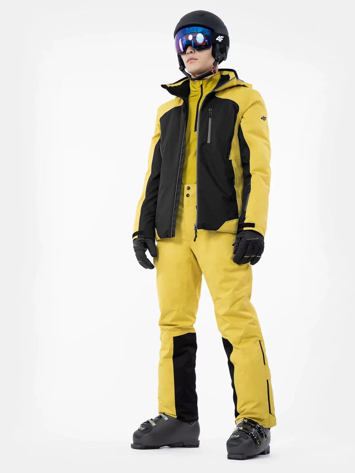 4F 4F Charlie Mens Snow Jacket Lemon