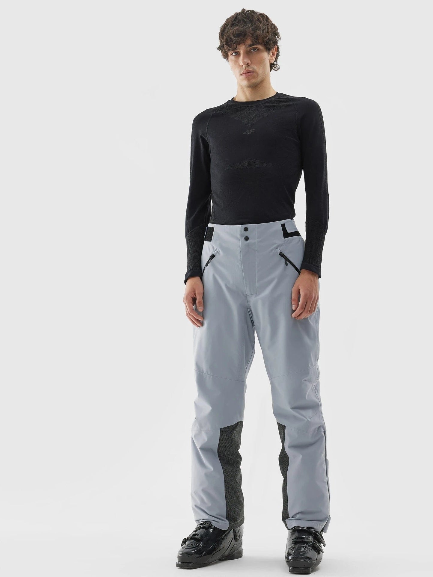 4F 4F Fernie Mens Ski Snowboard Pants Grey