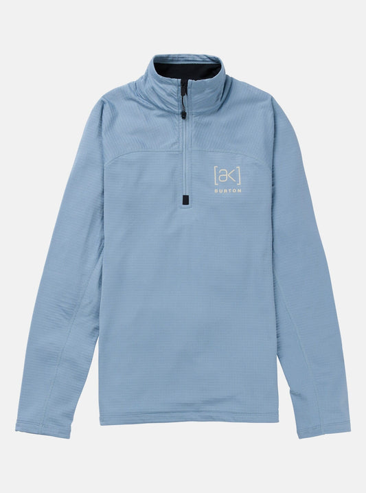 AK M / BLUE Burton AK Helium Womens Half Zip Fleece