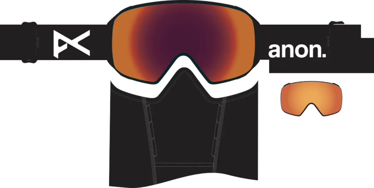 ANON Anon M4 Cylindrical Low Bridge Goggle