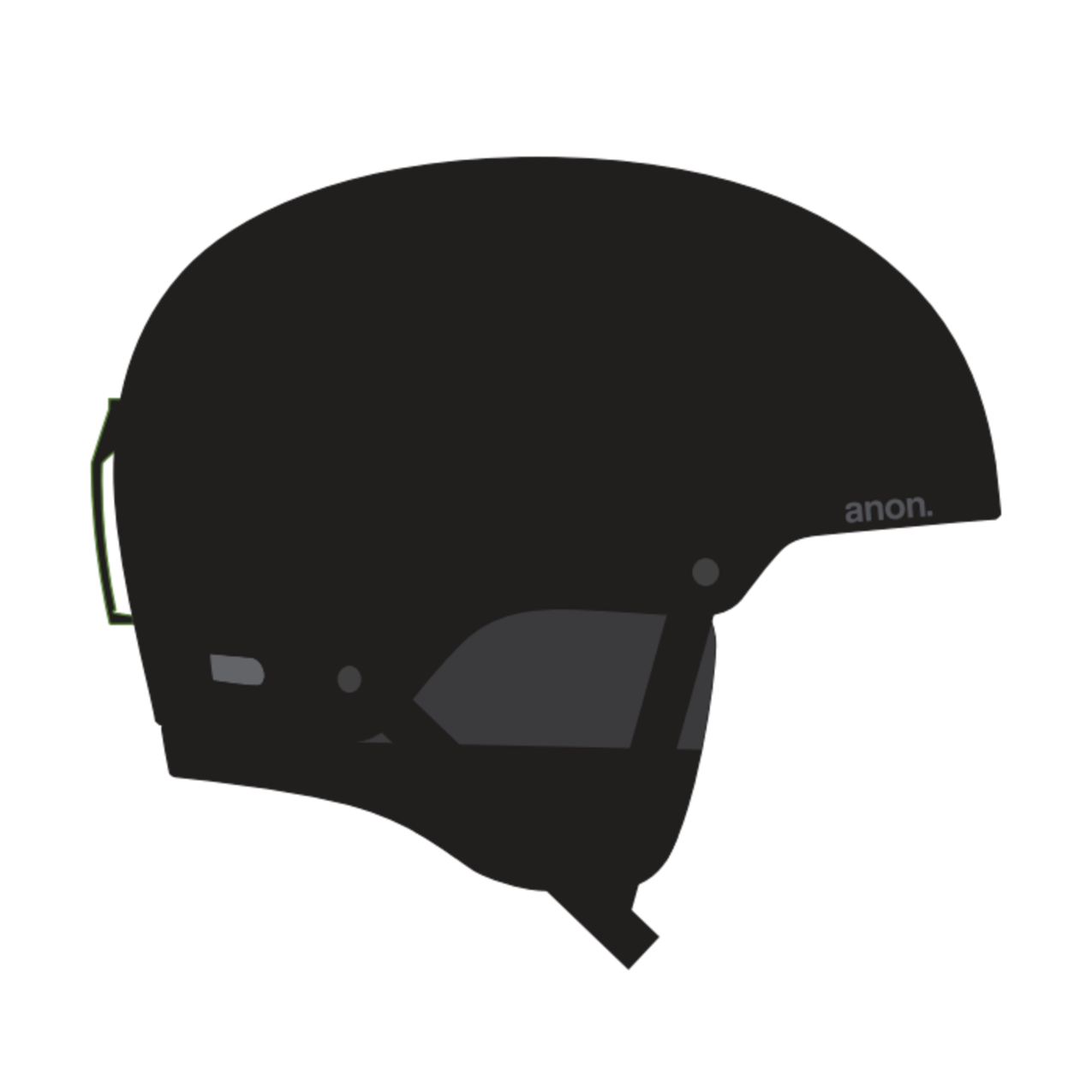 ANON Anon Raider 3 Round Fit Snow Helmet