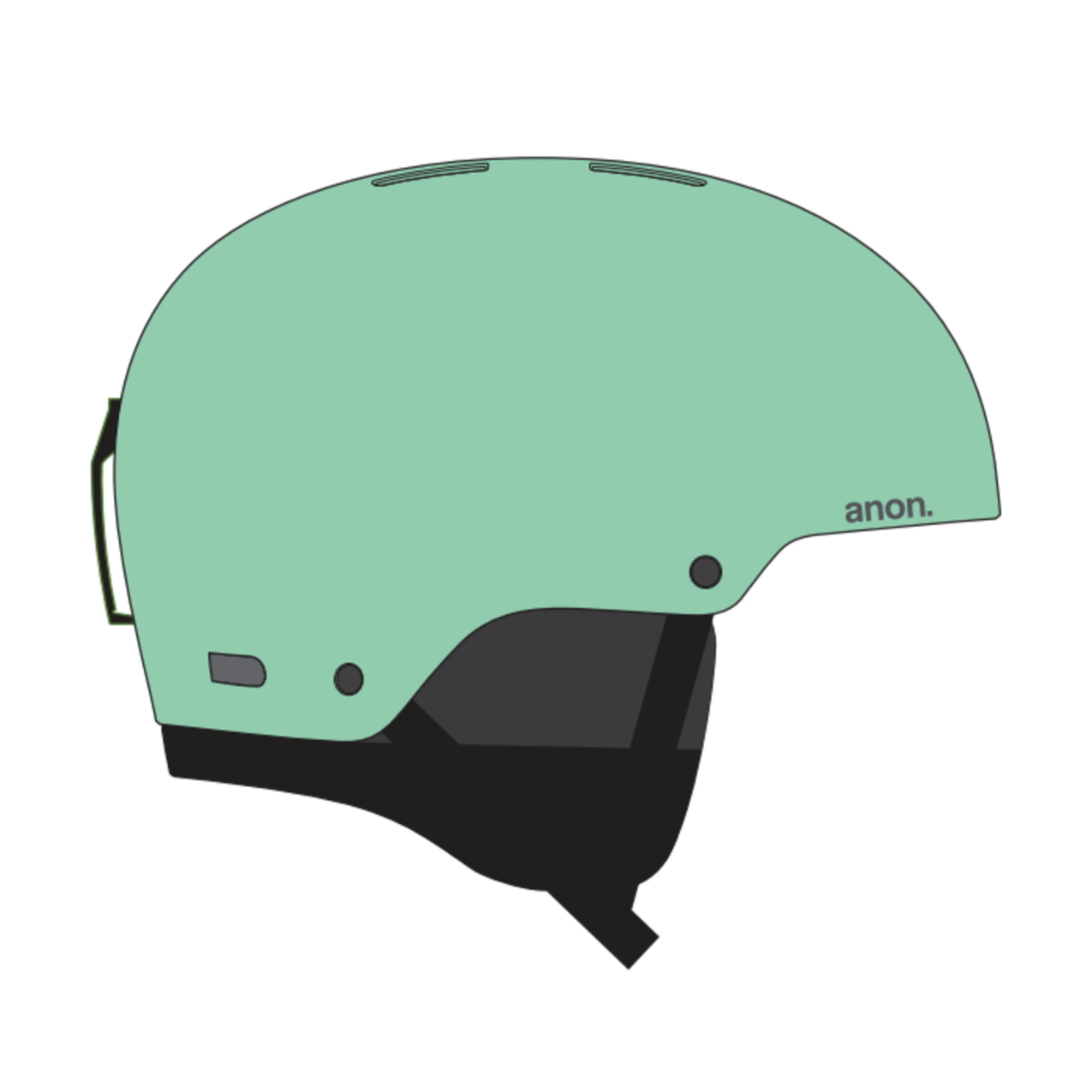 ANON M / MINT Anon Raider 3 Snow Helmet Mint