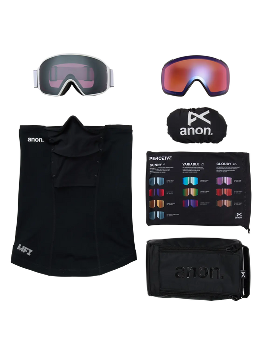 Anon M4 Goggles Toric + Bonus Lens + MFI Face Mask