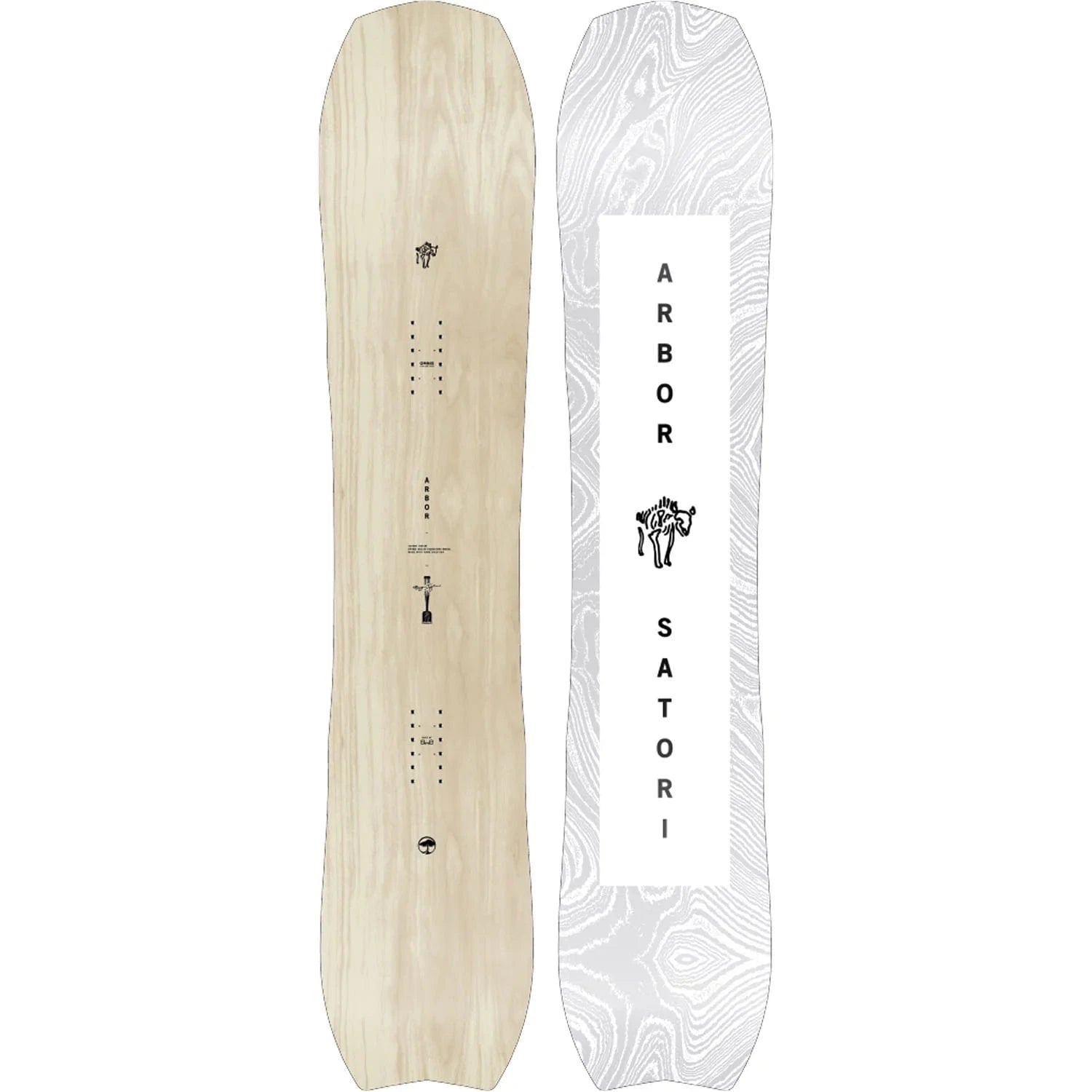 ARBOR 151 / Woodgrain Arbor Satori Snowboard 2026