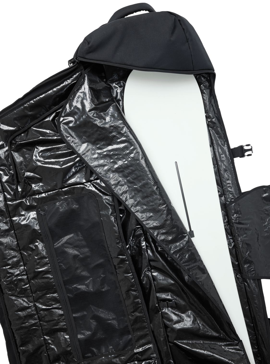 BURTON 166 / BLACK Wheelie Flight Attendant Bag Black