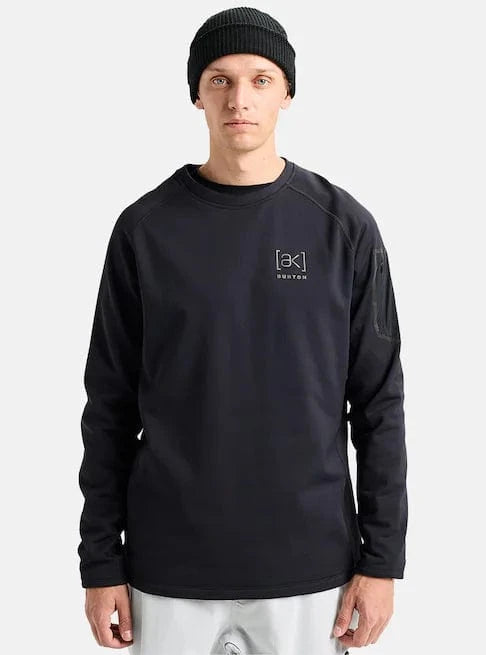 BURTON S / BLACK Burton Mens AK Baker Stretch Fleece Crew