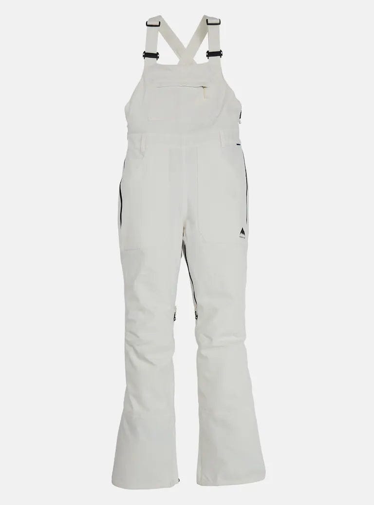 BURTON L / WHITE Burton Avalon Stretch 2L Bib Pants