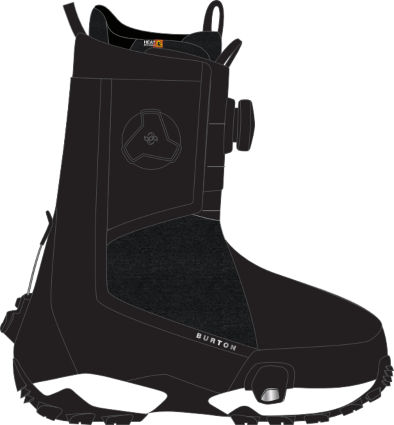 BURTON Burton Mens Highshot X Step On Snowboard Boot