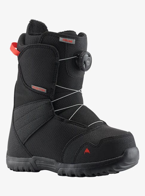 BURTON 4 / BLACK Burton Zipline Youth 2024 Snowboard Boot