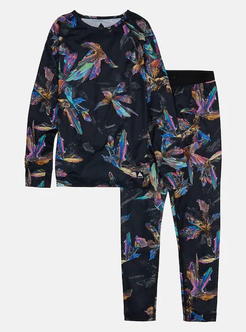 BURTON L / Black Crystals Burton Kids Lightweight Base Layer Set