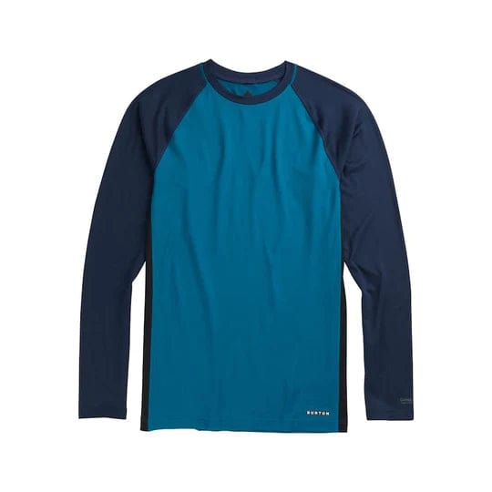 BURTON XS / BLUE Burton Mid Weight X Crew Blue Thermals
