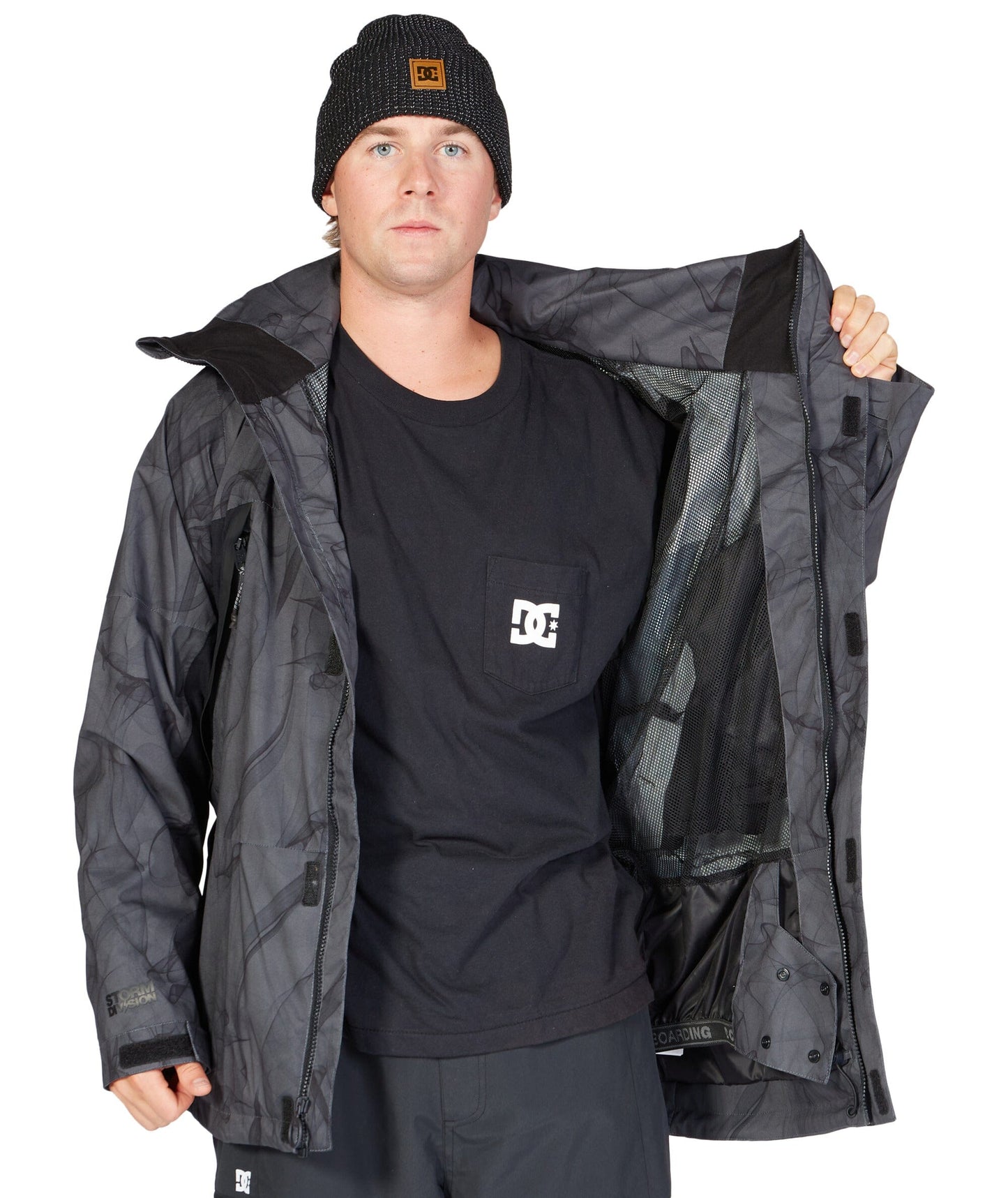 DC DC Command 45K Mens Snow Jacket Smoke