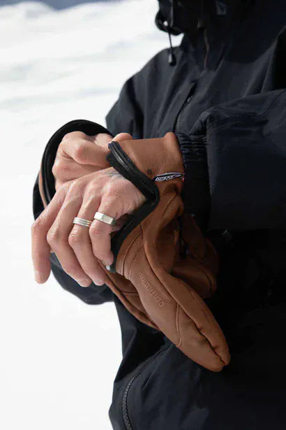 Deathgrip Deathgrip Leather Zombie Mitt Brown