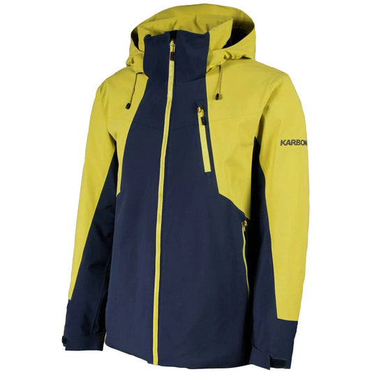 KARBON M / YELLOW Karbon Cascade Mens Waterproof Jacket Yellow