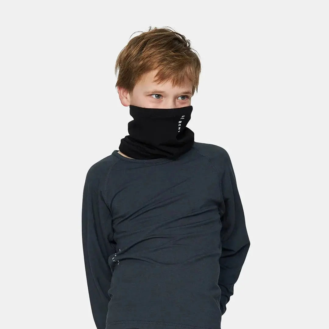 LE BENT BLACK Le Bent Kids Waffle Midweight Neck Gaiter