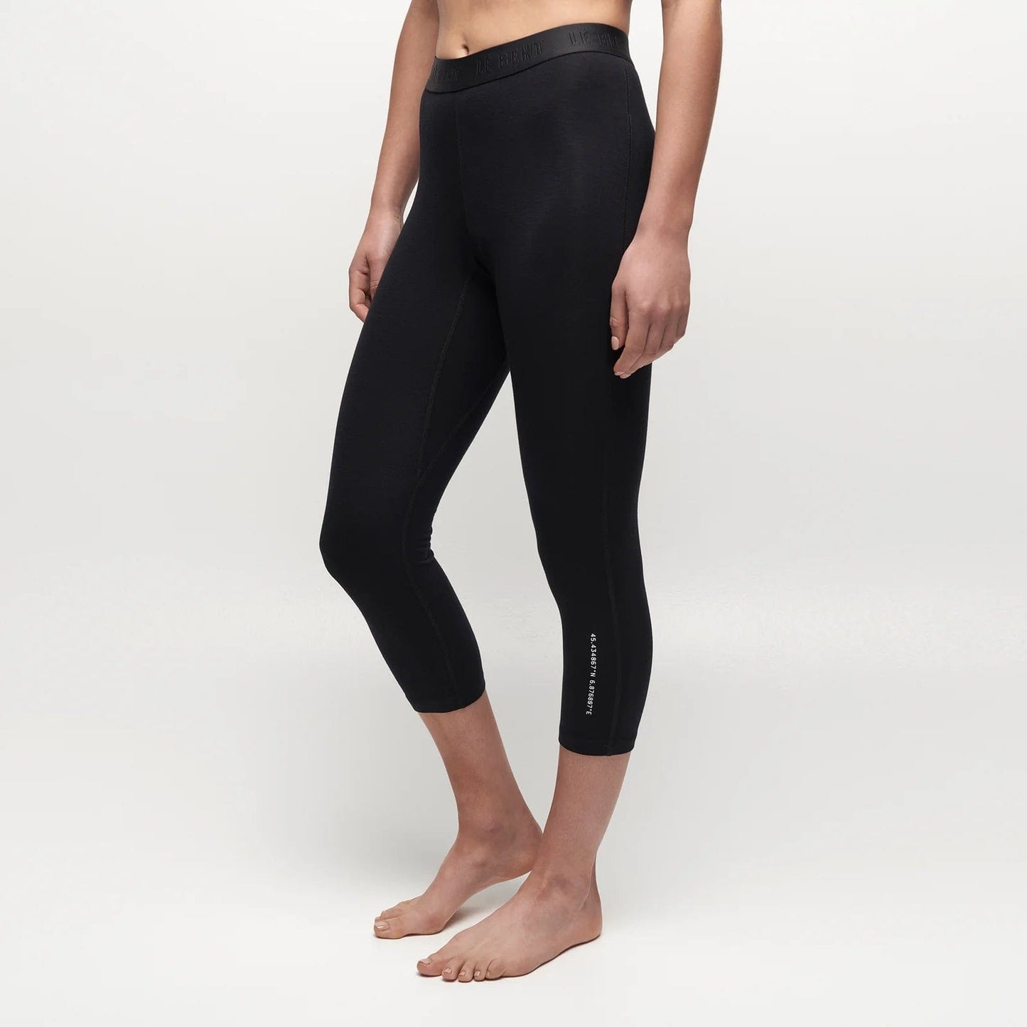 LE BENT S / BLACK Le Bent Womens 3/4 Lightweight Womans Thermal Pants