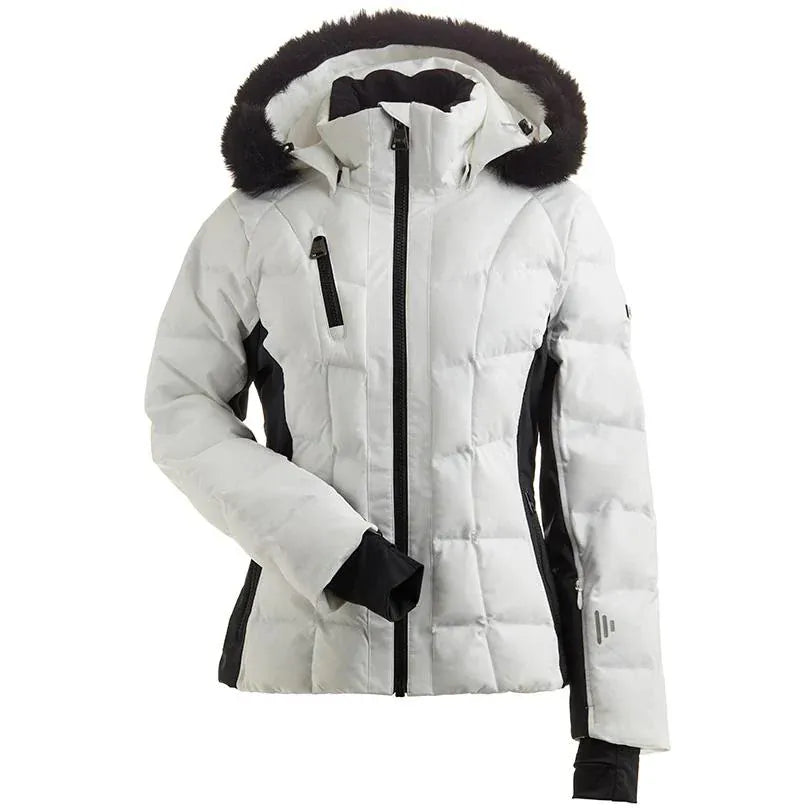 NILS 10 / WHITE Nils Whistler Womens Snow Jacket