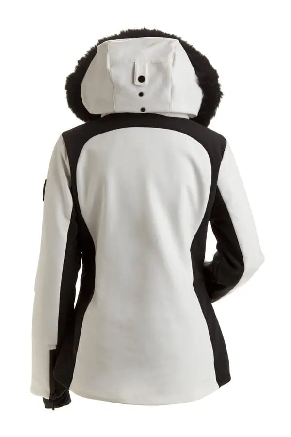 NILS Nils Davos womens Jacket White /Black