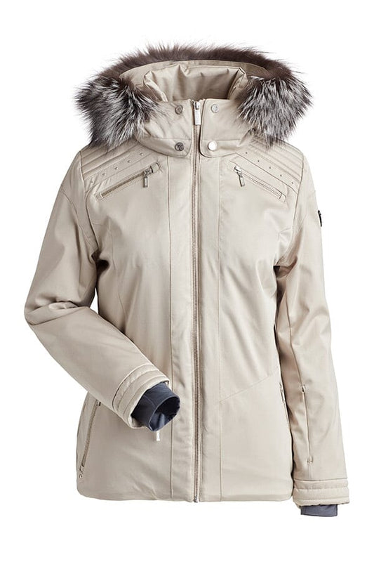 NILS 8 / CHAMPAGNE Nils Margaux Faux Fur Ladys Snow Jacket
