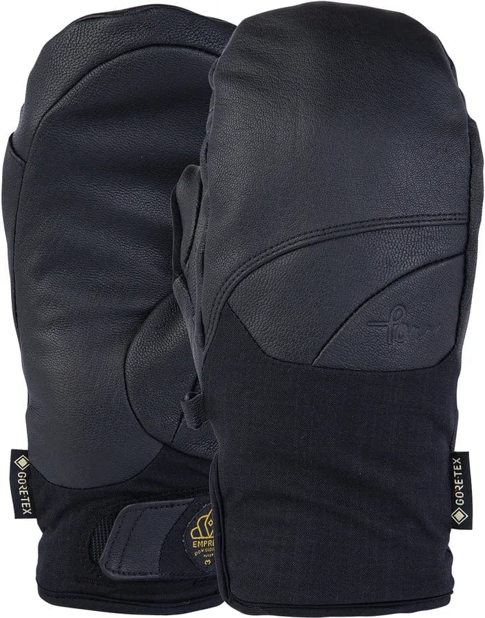 POW M / BLACK POW Empress Leather Womens Mitt