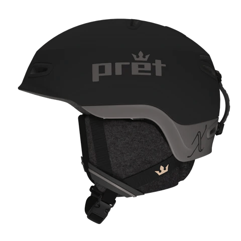 PRET S / BLACK Pret Sol X Mips Snow Helmet Black