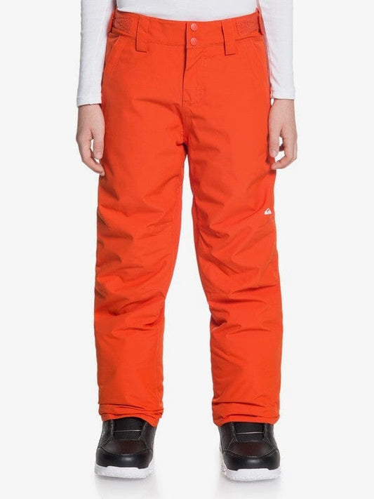 QUIKSILVER L / PUMPKIN Quiksilver Estate Youth Snow Pant