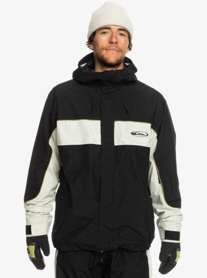 QUIKSILVER L / BLACK Quiksilver High Altitude GoreTex Mens Snow Jacket