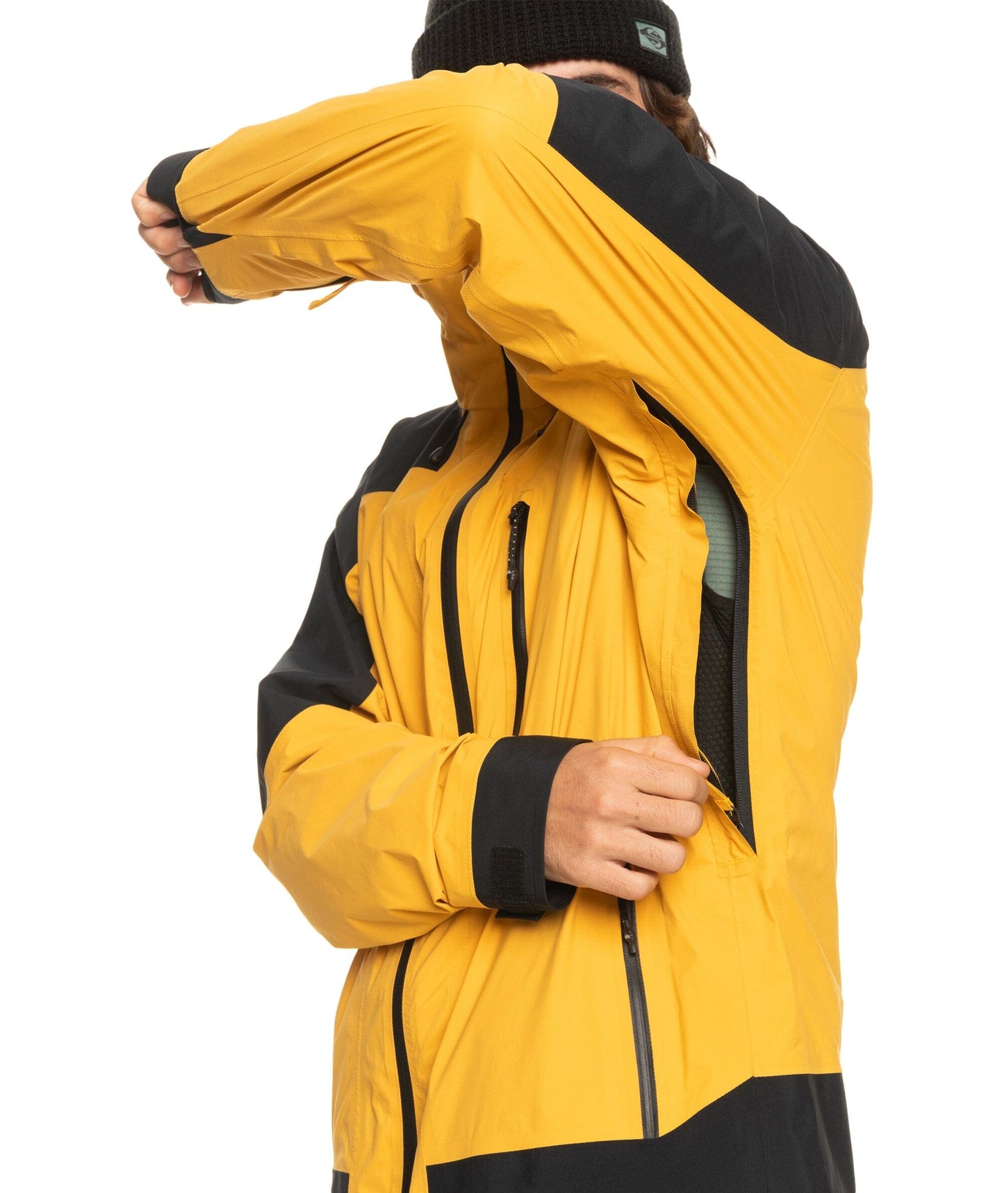 QUIKSILVER Quiksilver Ultralight GoreTex Mens Snow Jacket Yellow