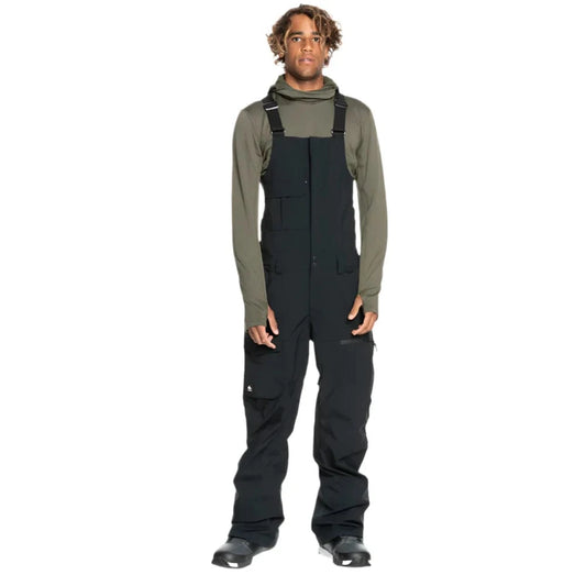 QUIKSILVER S / BLACK Quiksilver Utility Bib Snow Pant