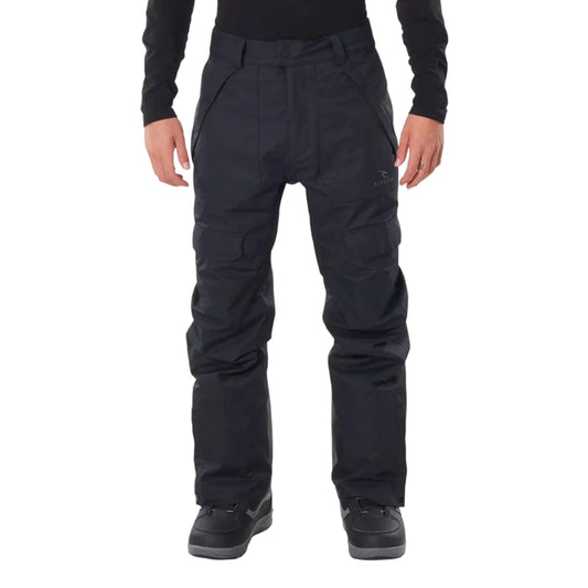 Rip Curl S / BLACK Rip Curl Rocker Mens Snow Pant High Water Proof Rating
