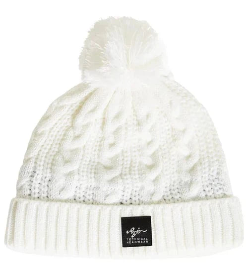 ROJO SNOW WHITE Rojo Turn Up Cable Beanie