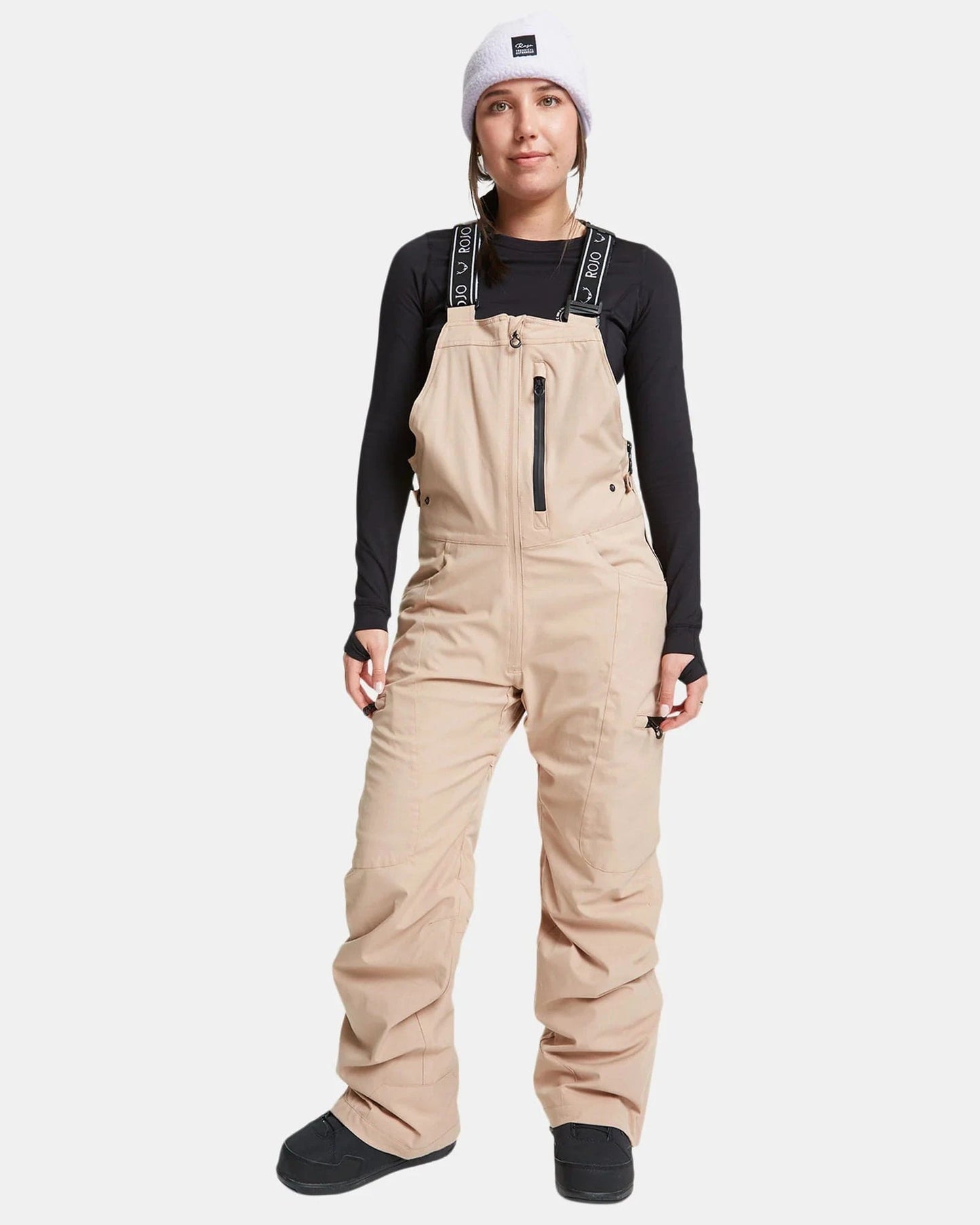 ROJO L / WARM TAUPE Rojo All Mountain Ladies Bib
