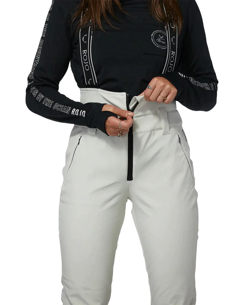 ROJO S / WHITE Rojo Soft Shell High Rise Ladys Snow Pant