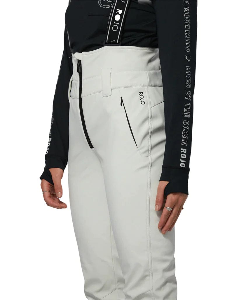 ROJO S / WHITE Rojo Soft Shell High Rise Ladys Snow Pant