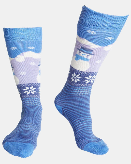 ROJO 13-3 / HYDRANGEA Rojo Sid Snowman Girls Sock