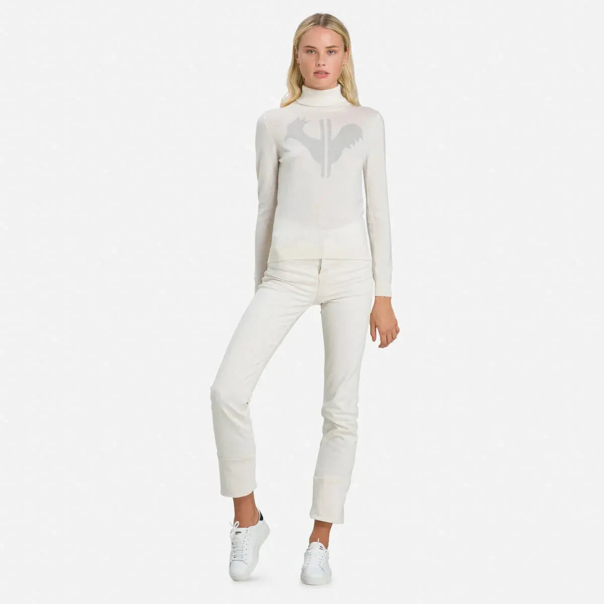Rossignol Classic Roll Neck White