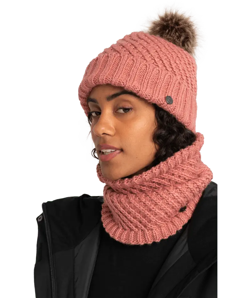 ROXY DUSTY ROSE Roxy Blizzard Beanie Dusty Rose