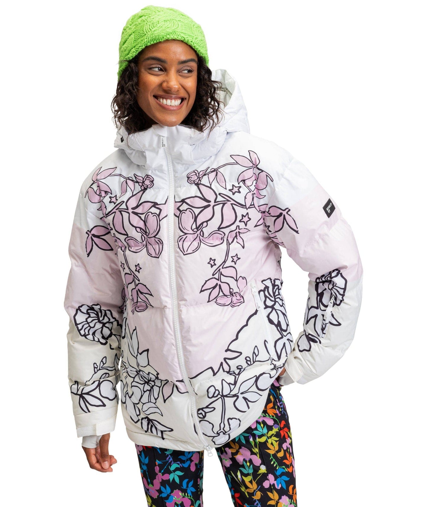 ROXY M / WHITE Roxy X Rowley Puffer 2024 Jacket