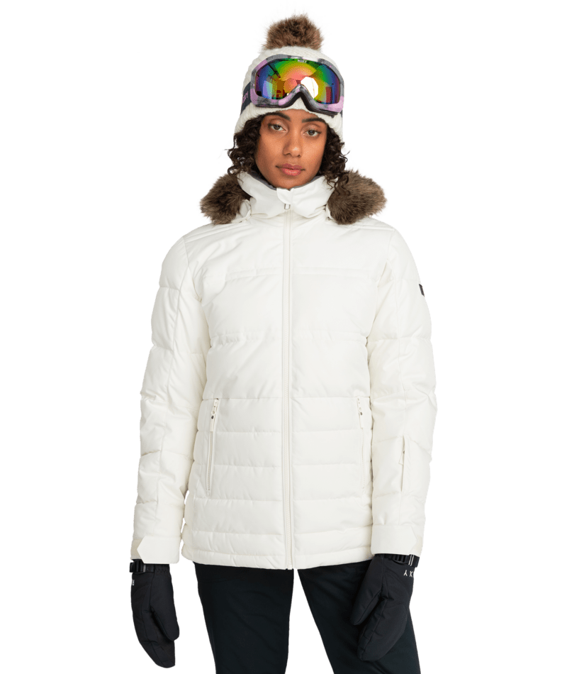 ROXY S / EGRET Roxy Quinn 2024 Ladies Jacket White