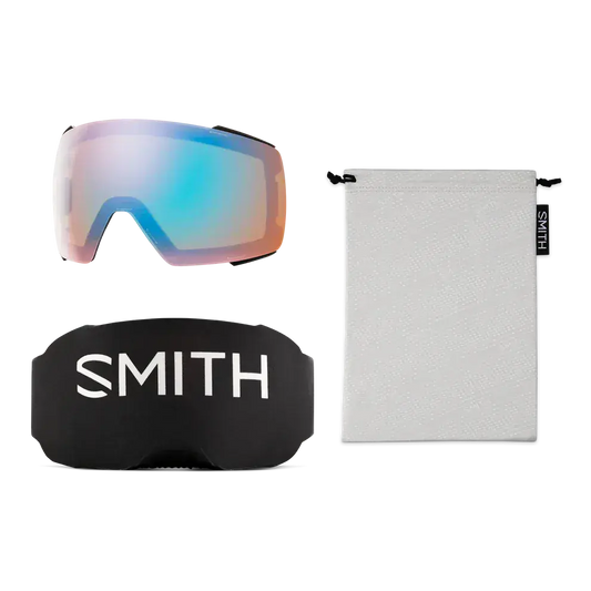 SMITH BLACK Smith I/O Mag Low Bridge Snow Goggle