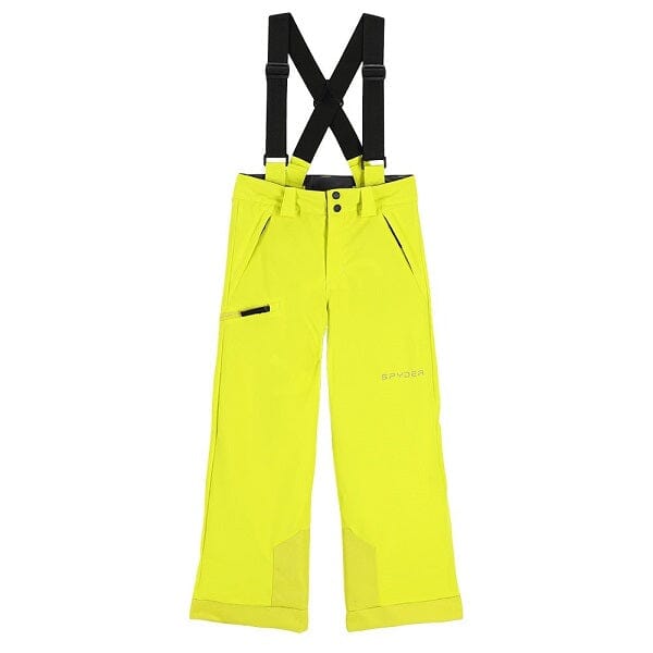 SPYDER 10 / YELLOW Spyder Propulsion Boys Snow Pant Lime