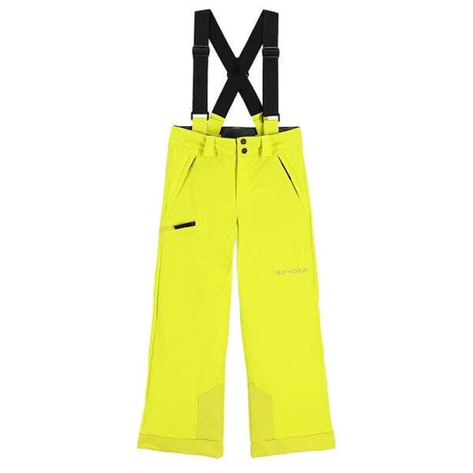 SPYDER 10 / YELLOW Spyder Propulsion Boys Snow Pant Lime