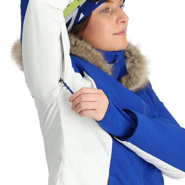 SPYDER 6 / BLUE Spyder Vida Ladies 2024 Snow Jacket