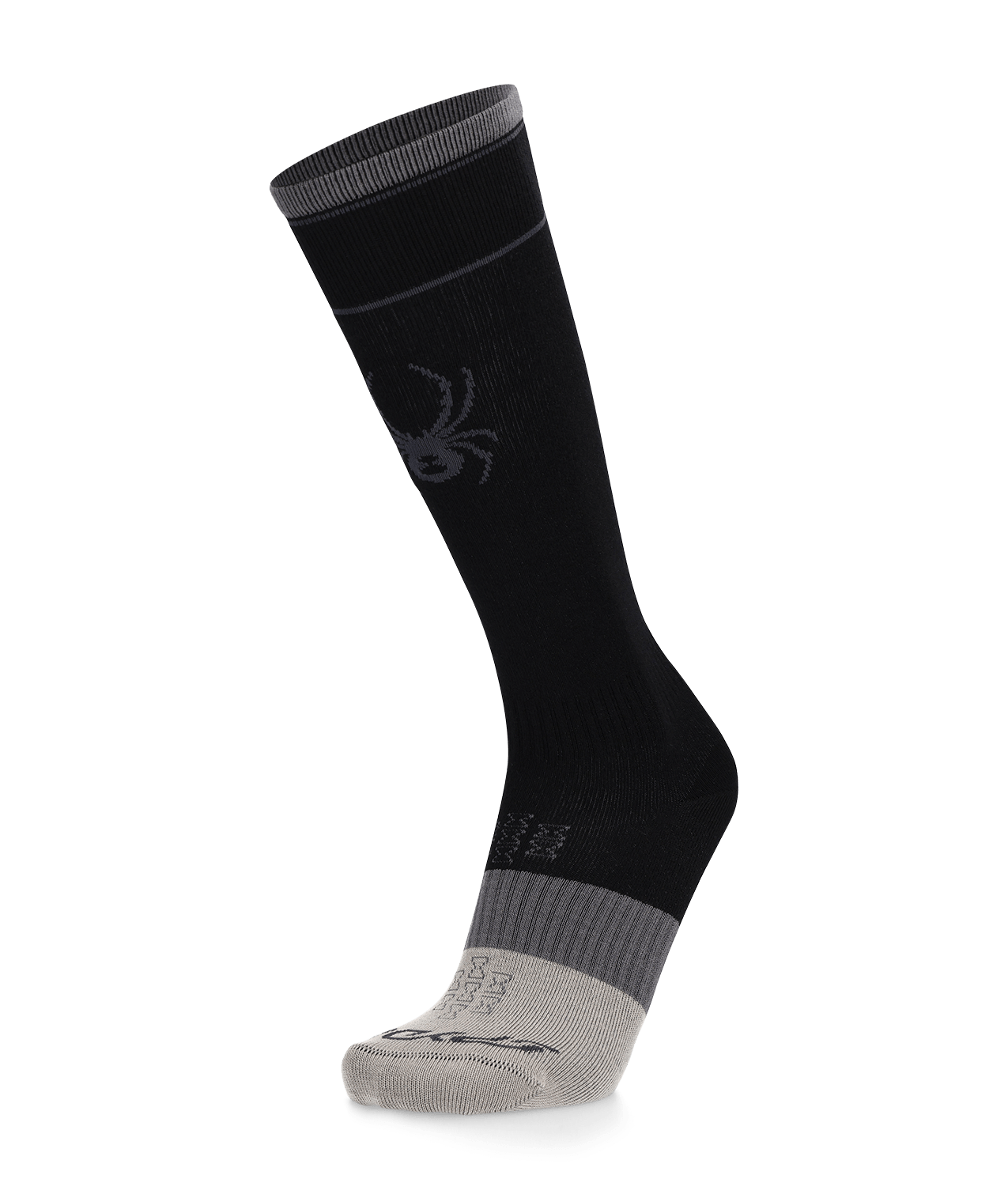 SPYDER M / BLACK Spyder Mens Po Liner Ski Sock Black