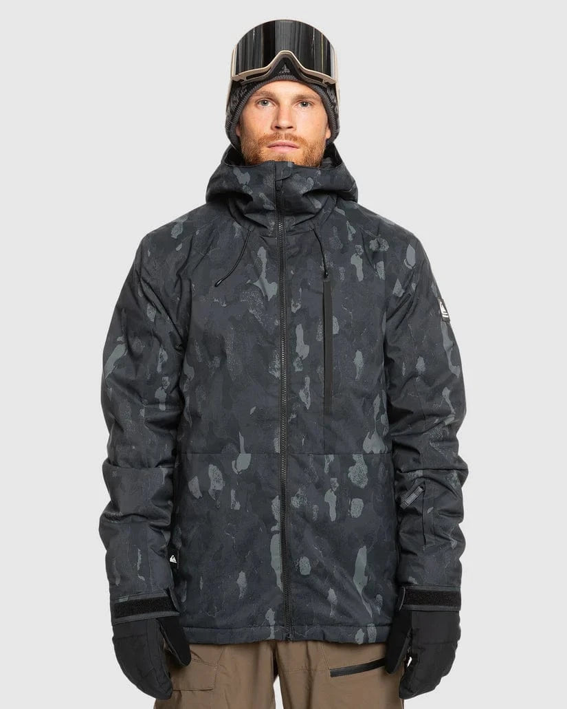 SX SNOW Quiksilver Mission Printed Jacket