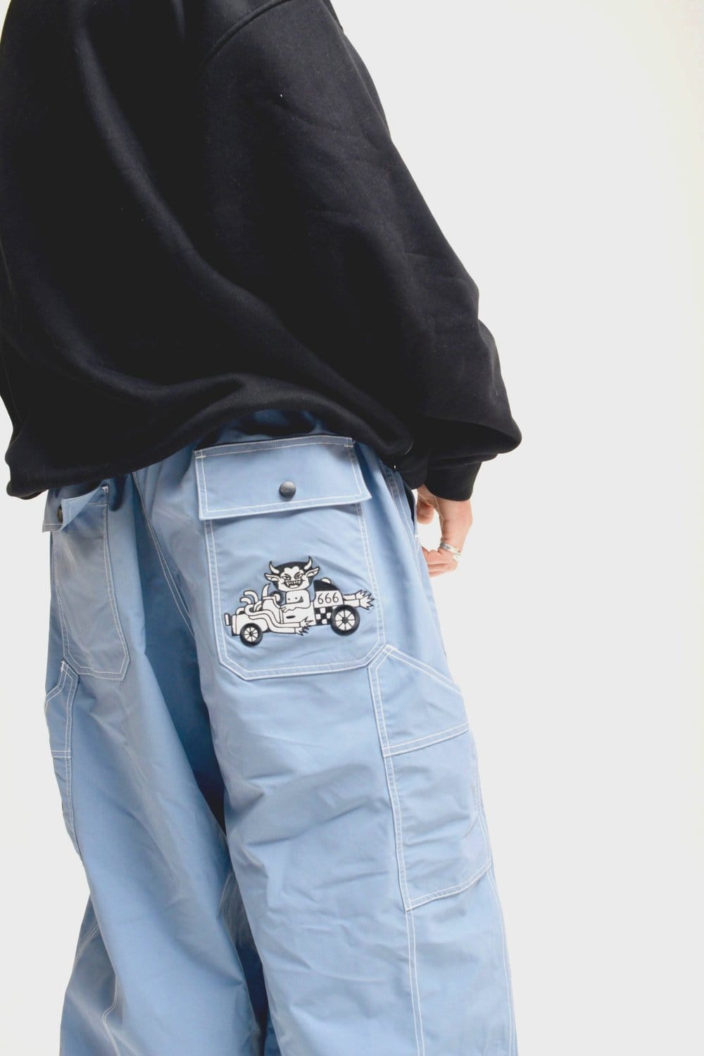 TOO SHADEY Too Shady Baggy Pant Blue